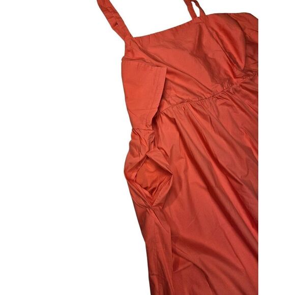 A new day Orange Sleeveless Sundress 4X - Picture 3 of 3